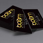 Park Art VIP Cards Design - Boom Night Club