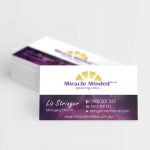 Park Art Business Card Design - Miracle Minded