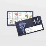 Tides Cocktail Card Design