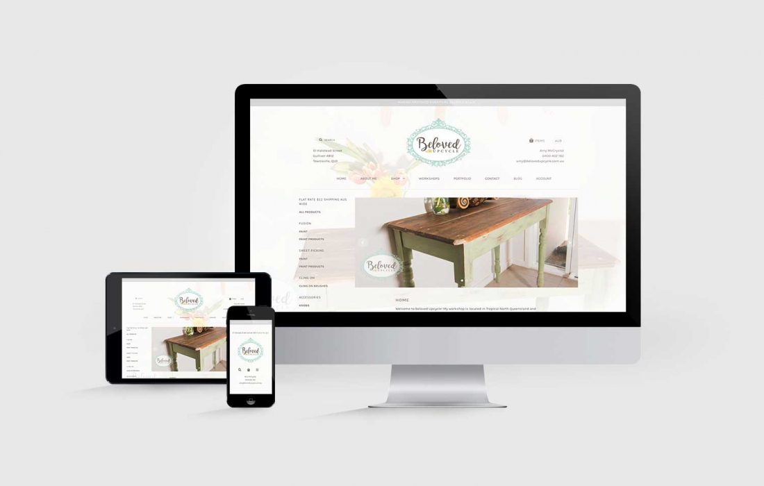 Web Design – Beloved Upcycle